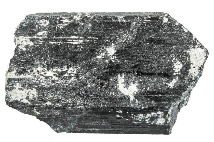 Striated Tourmaline (Schorl) Crystal - Leduc Mine, Quebec #284317